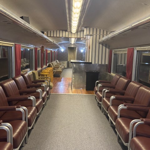 Holiday Train Interior – Hiwassee Holiday Ride