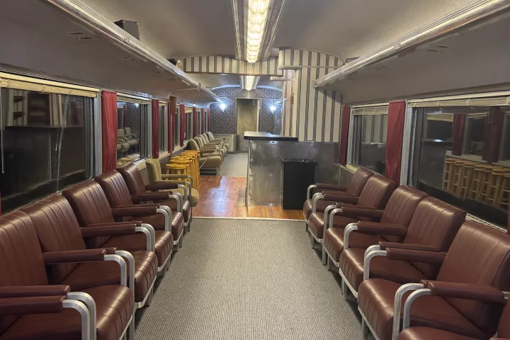 Holiday Train Interior – Hiwassee Holiday Ride
