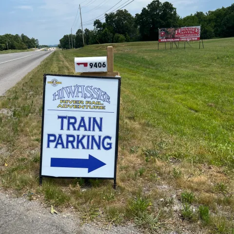 Be sure to park in the designated area on hwy 411 for your trip!