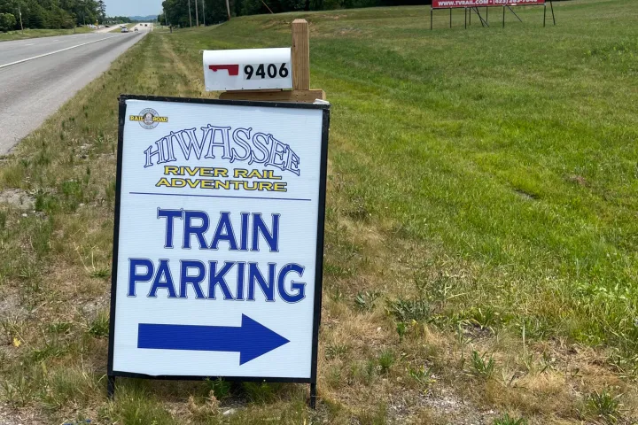 Be sure to park in the designated area on hwy 411 for your trip!
