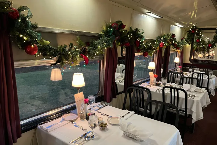 Make This Christmas Unforgettable with a Dinner Train Adventure