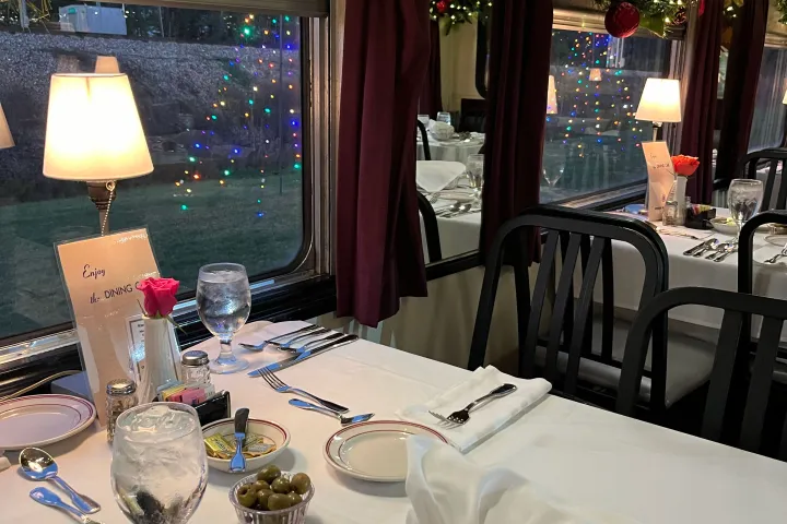 Enjoy a Seasonal Feast on the Rails with Our Christmas Dinner Train