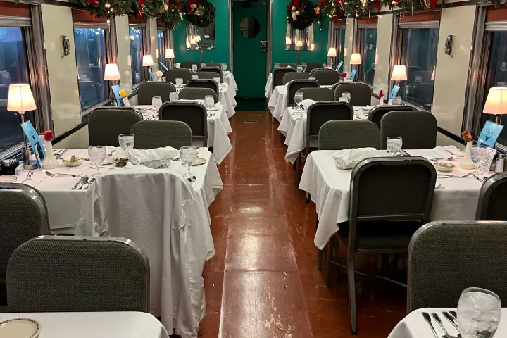 All Aboard the Christmas Dinner Train: A Unique Holiday Dining Adventure