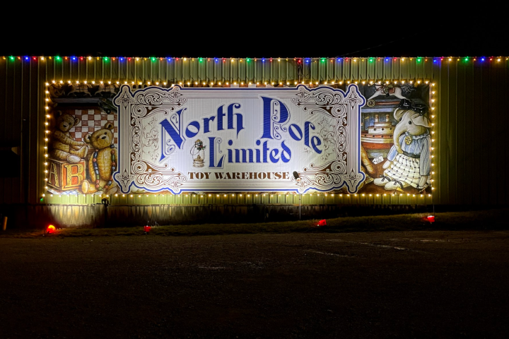 The North Pole Limited Warehouse is a must-see during the holiday season. This is where all the magic happens for the North Pole Limited train ride.