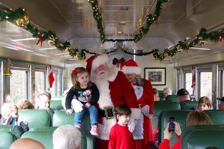 Journey through Hiwassee Gorge with Santa's Festive Train!