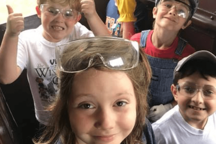 a group of people posing for the camera