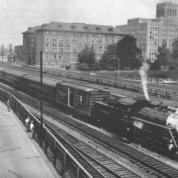 The Southern Railway 630 waits patiently at the station, ready to start its next assignment. The locomotive is a beautiful sight, and its smooth engine is sure to get the job done.