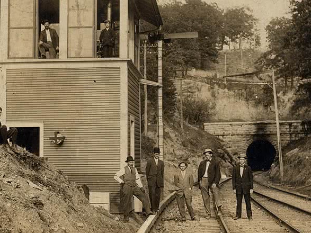 The Missionary Ridge Tunnel is a major landmark on the Tennessee Valley Railroad Museum's historic route. Completed in 1858, it is the primary reason TVRM operates on the 3-mile section of the former Southern Railway.