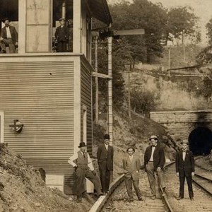 The Missionary Ridge Tunnel is a major landmark on the Tennessee Valley Railroad Museum's historic route. Completed in 1858, it is the primary reason TVRM operates on the 3-mile section of the former Southern Railway.