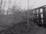 Hiwassee loop train trestle at the Tennessee Valley Railroad Museum in Delano, showcasing the impressive engineering and picturesque scenery along the railway.