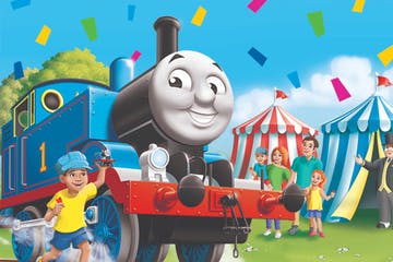 12716_Venue a birthday cake made to look like a train