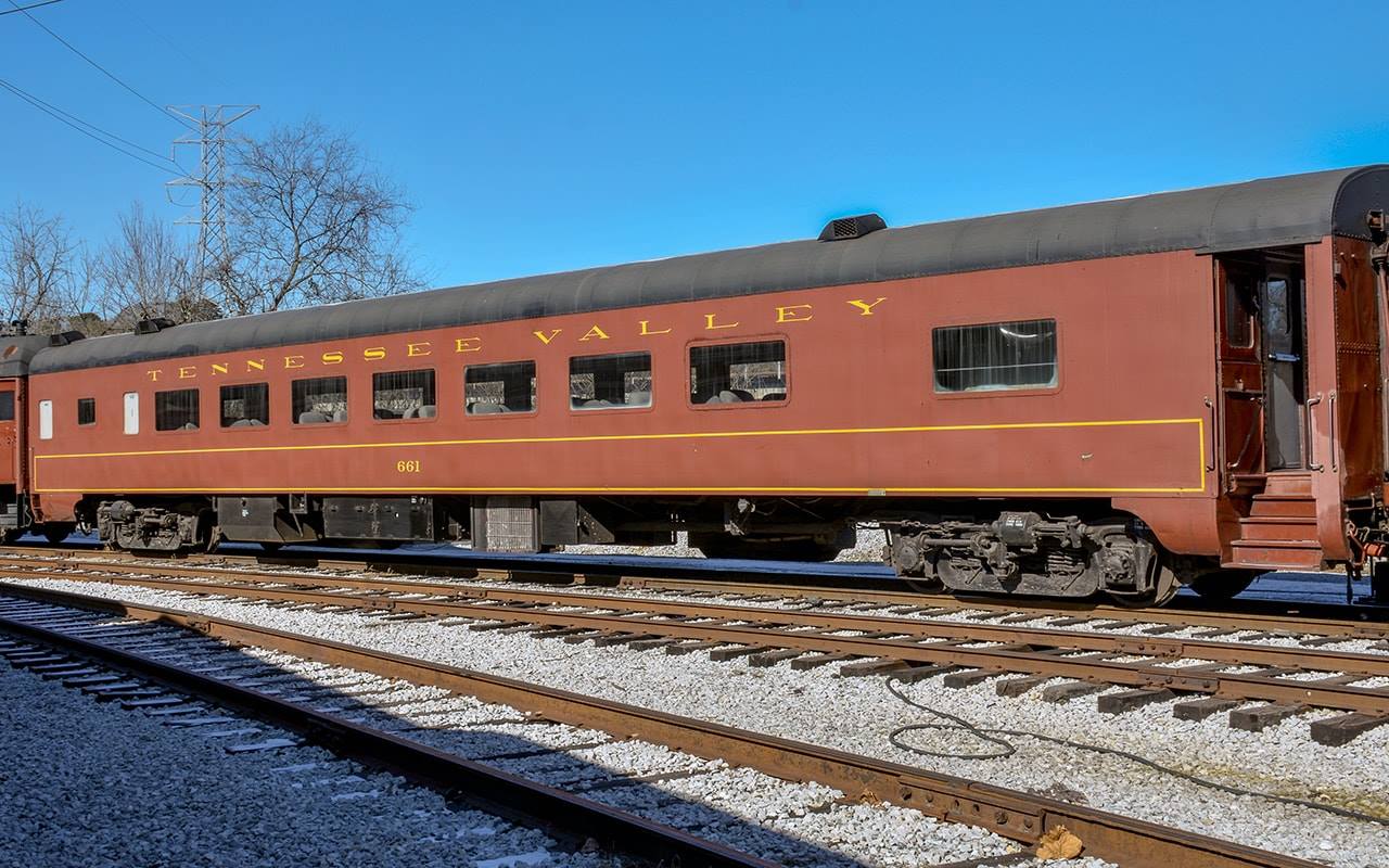 Central of Georgia Railway 661 | Historic Rail Coach at TVRM