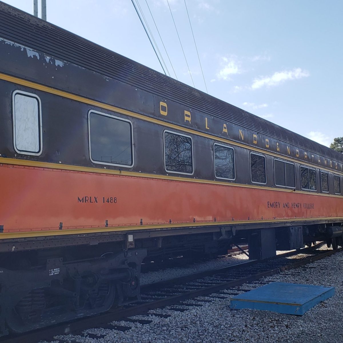 Constructed in 1949 by the Budd Company for Norfolk and Western Railway, the 1488, also recognized as the 