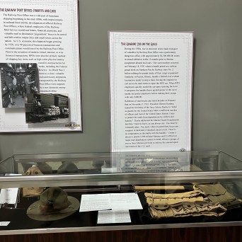 Step back into the Roaring 20s with this vivid 1920s railroad display, complete with U.S. Marine equipment at the Tennessee Valley Railroad Museum.