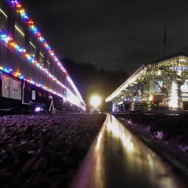 Experience Timeless Journey: Holiday Light Train Awaits!