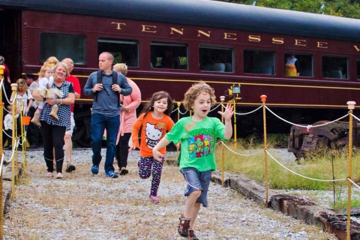 October's Spooky Spectacle: The Eerie Express Train Ride & Funhouse Adventure!