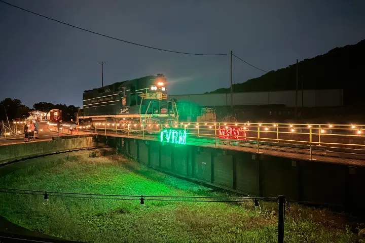 a long bridge over a body of water
