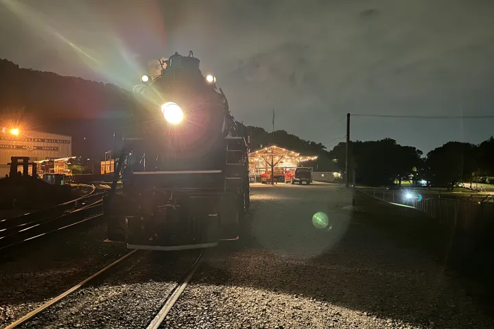 a sunset over a city