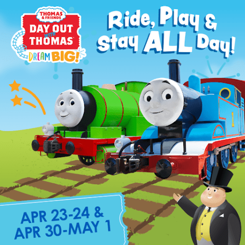Day Out With Thomas at Tennessee Valley Railroad Museum on April 23, 2022