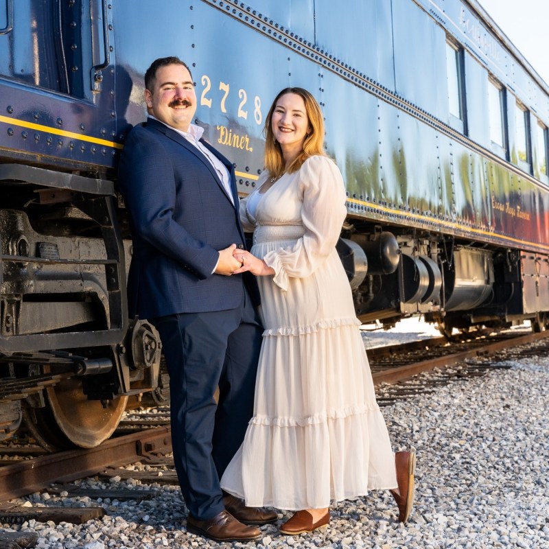 Golden Memories Brewed: Shane and Kayla's Love Story Unfolds at TVRM's Renowned Homefront Tea Room