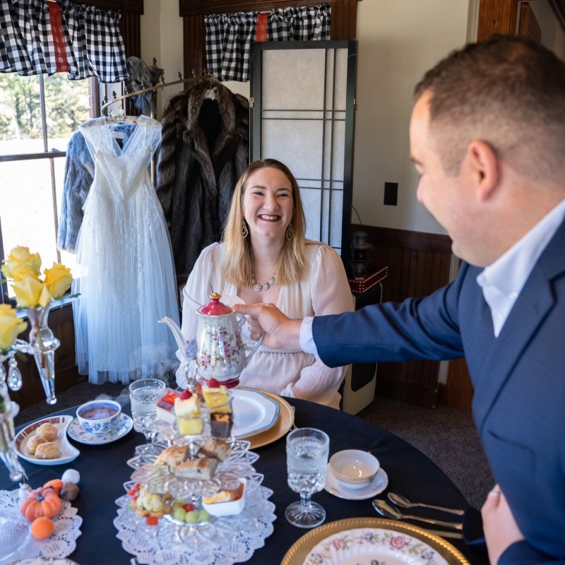 From Tea Leaves to Love Knots: The Homefront Tea Room Chronicles Shane & Kayla’s Heartfelt Proposal