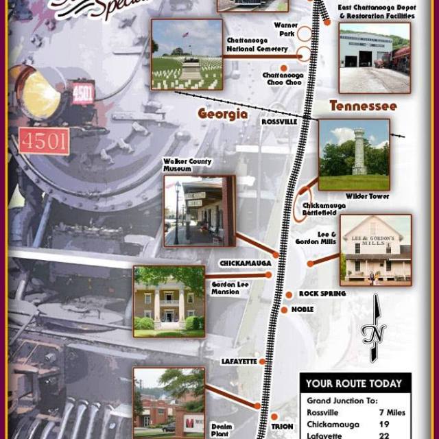 Ride the Summerville Steam Special Map