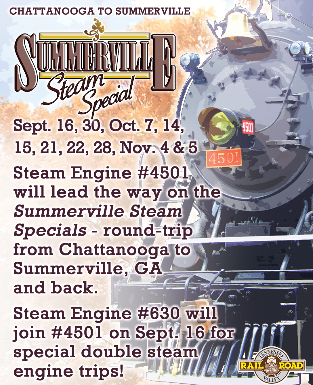 Georgia Excursions Return: TVRM's Historic Rides!