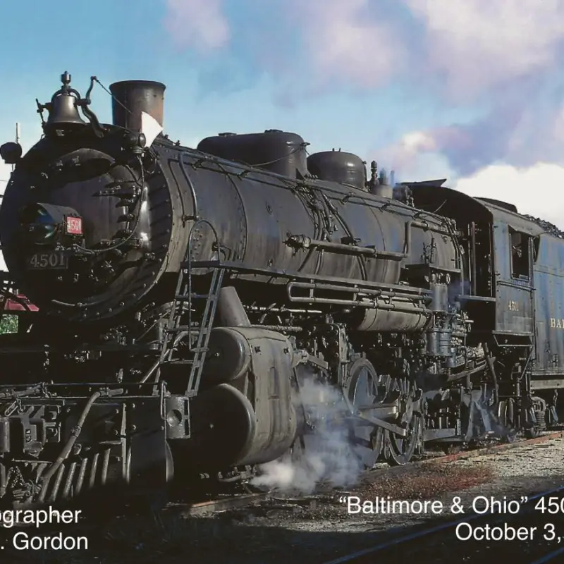 A breathtaking image of 4501 at Ludlow, Kentucky on October 10, 1970.