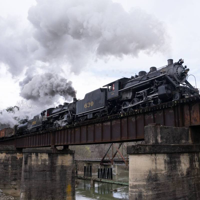 Railfest's Spectacular Day: Ride Behind Both #4501 & #630!