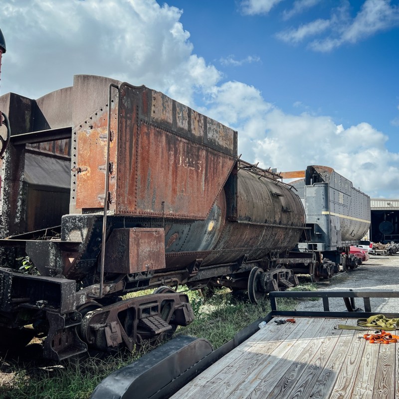 Celebrating Railroading History: The NC&STL Tender Transferred
