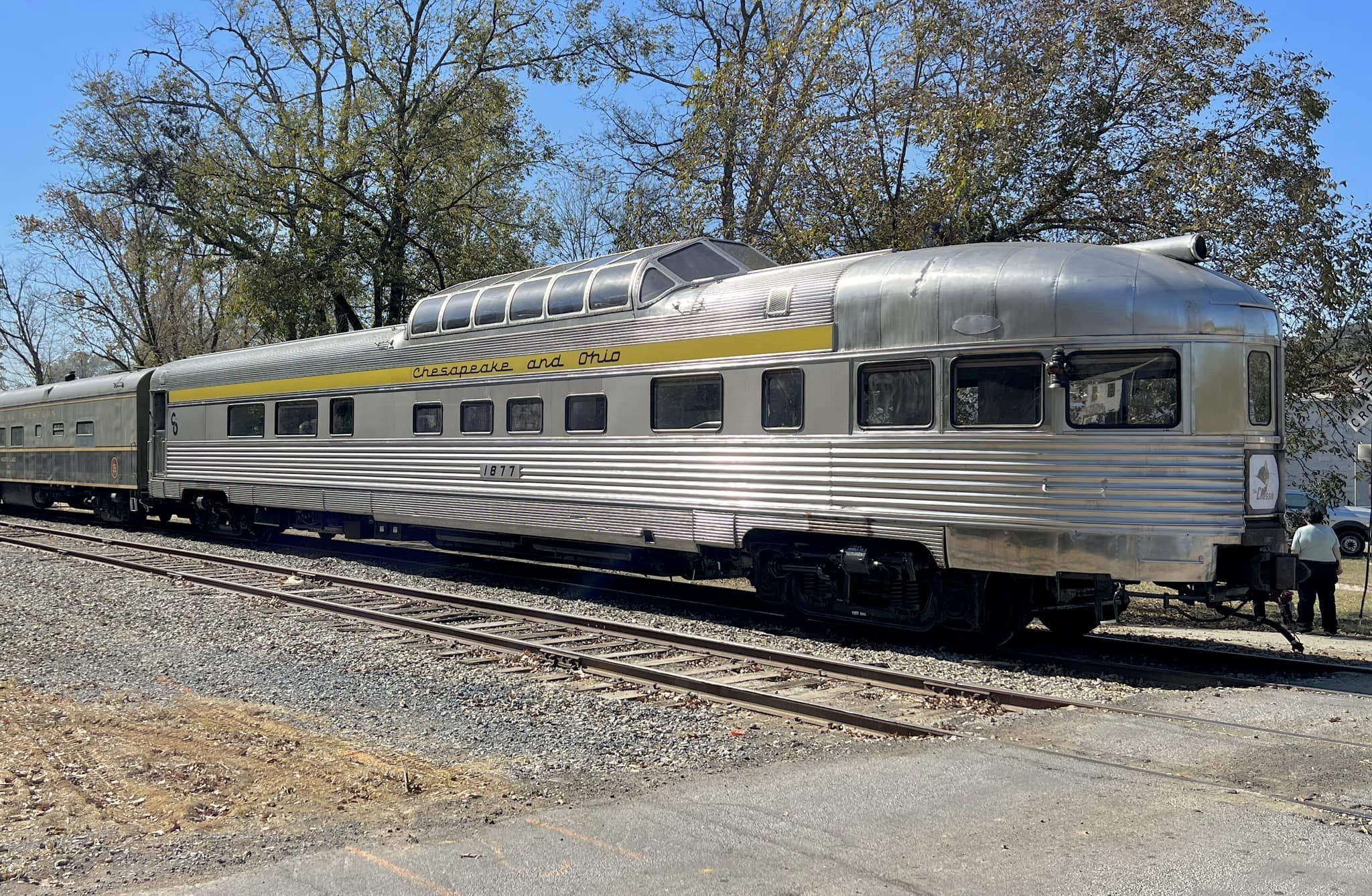 1947 Chesapeake & Ohio dome-coach-lounge-observation no. 1877
