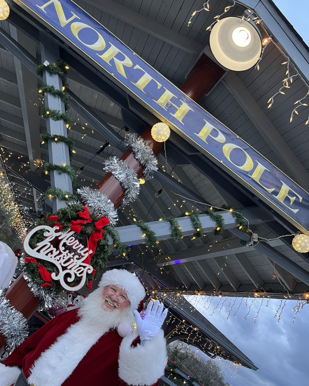 Santa Awaits Your Arrival on North Pole Limited at TVRM Santa Awaits Your Arrival on North Pole Limited at TVRM