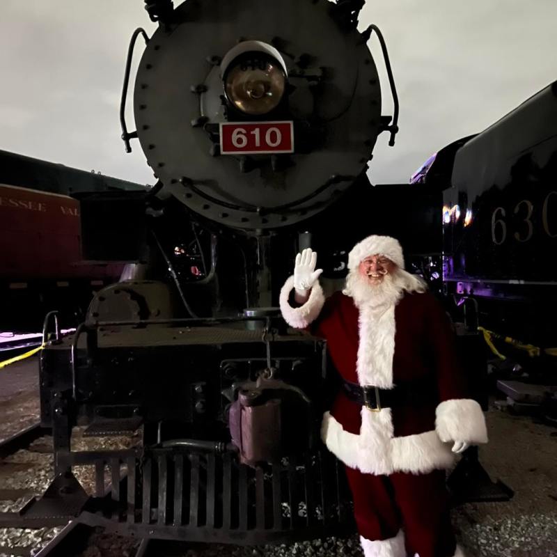 Santa's Special Greeting on North Pole Limited Trains