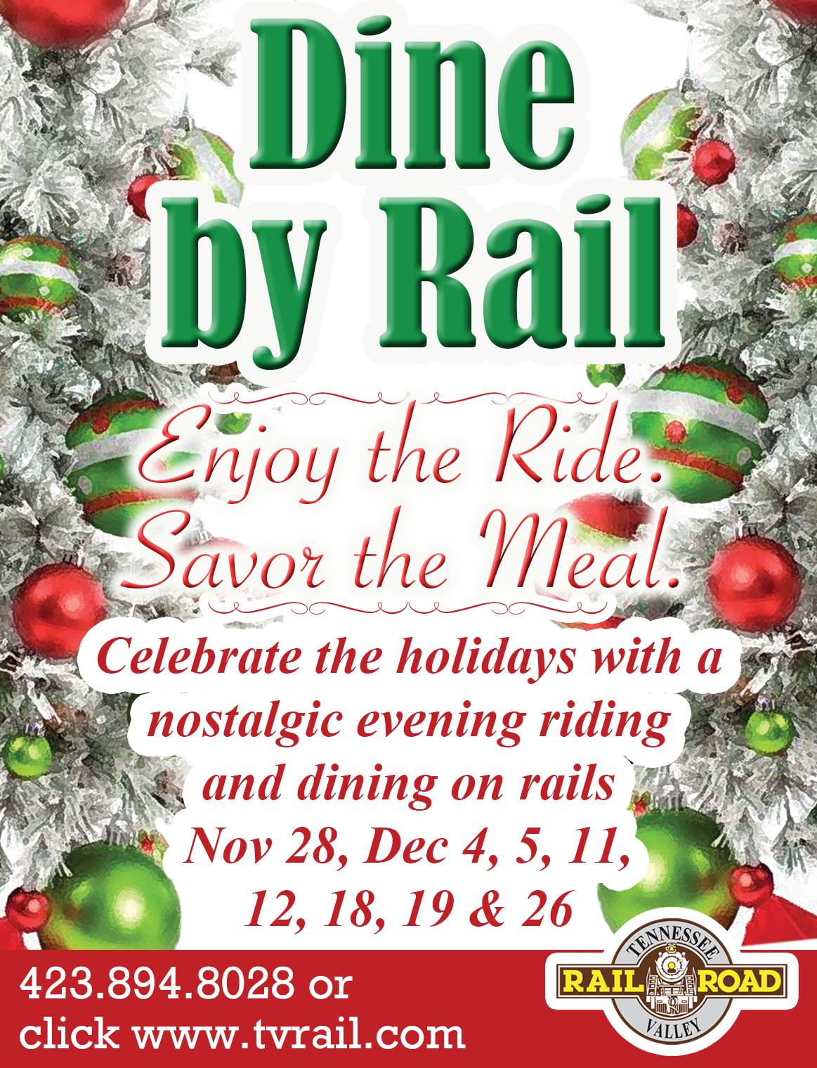 December Delights: Christmas Dinner Train Awaits December Delights: Christmas Dinner Train Awaits