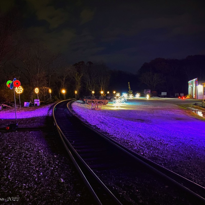 Holiday Glow: Winter Train Voyage