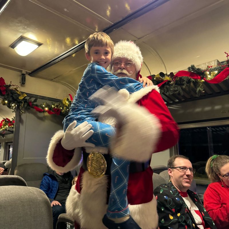 Join the Festive North Pole Limited Train Ride