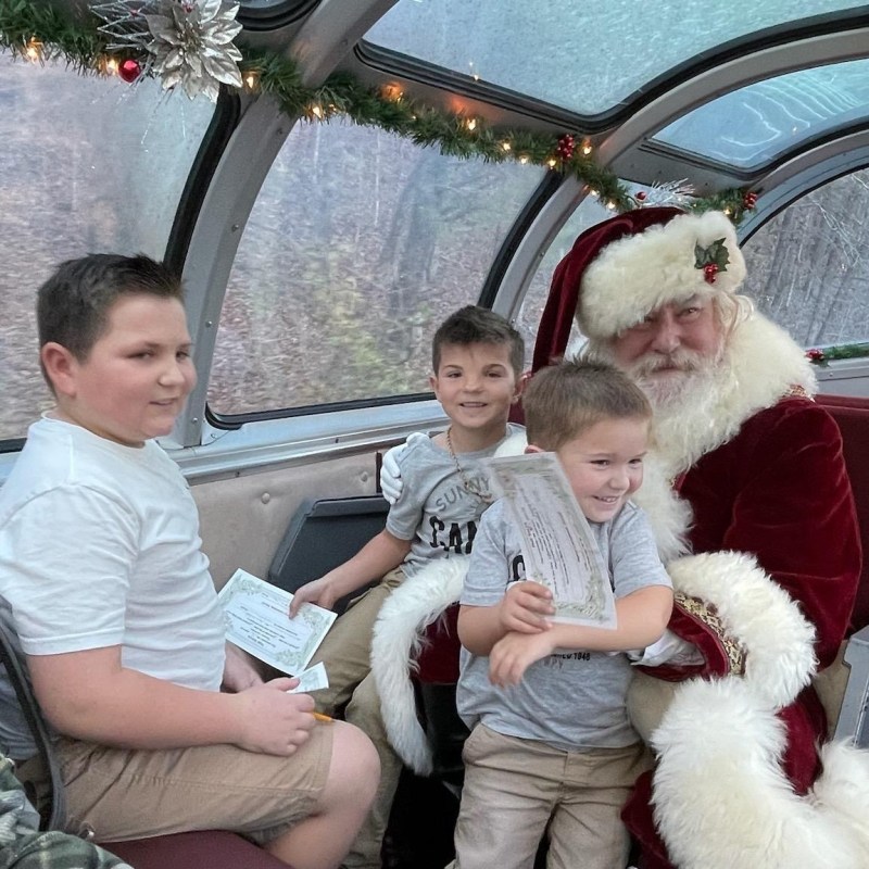 Magical Christmas Train Rides with St. Nick
