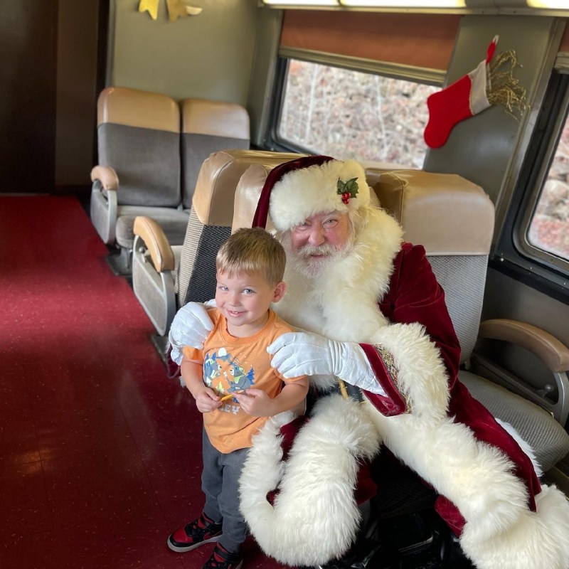 Santa's Magical Train Ride on the Hiwassee River