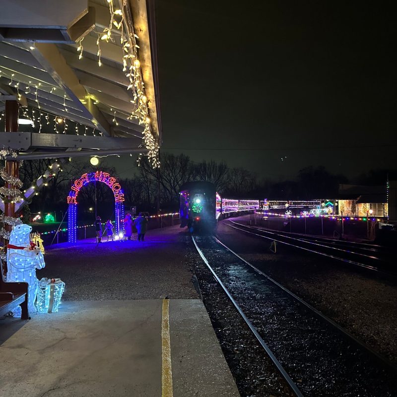 Post-Christmas Delight: The Enchanting Train Ride of Lights