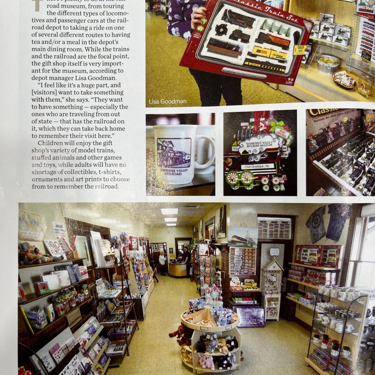 Meet Lisa Goodman at TVRM's Gift Shop