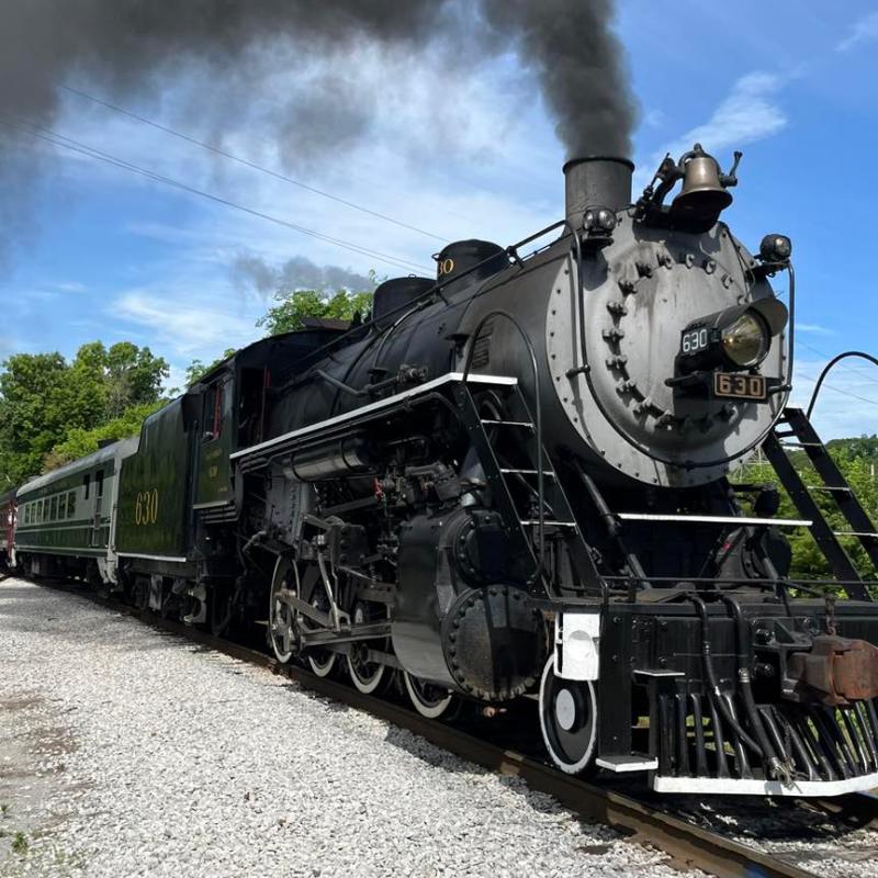 Norfolk Southern’s Special Ride with Steam Engines 4501 and 630