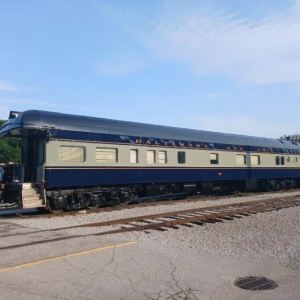 The freshly restored 98, before its first trip in B&O livery since 1966, on the 30th of July 2024.