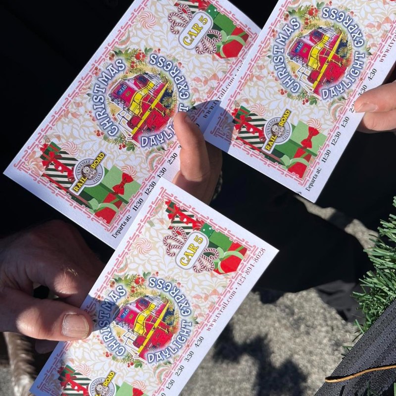 Meet Santa on a Festive Tennessee Train Ride