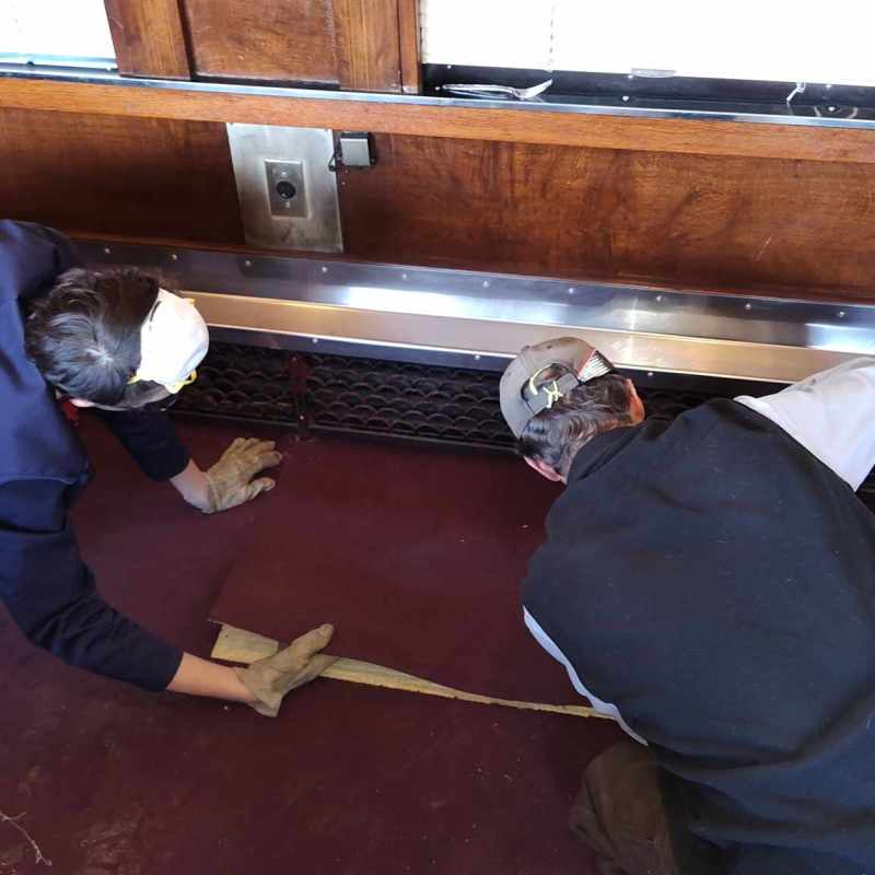 Recreating B&O’s 1955 Interior in Office Car 98