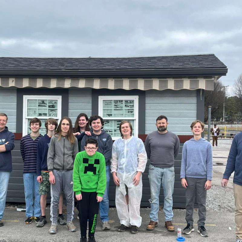 A Fresh Look: Eagle Scout Project Brings New Life to a Beloved Structure