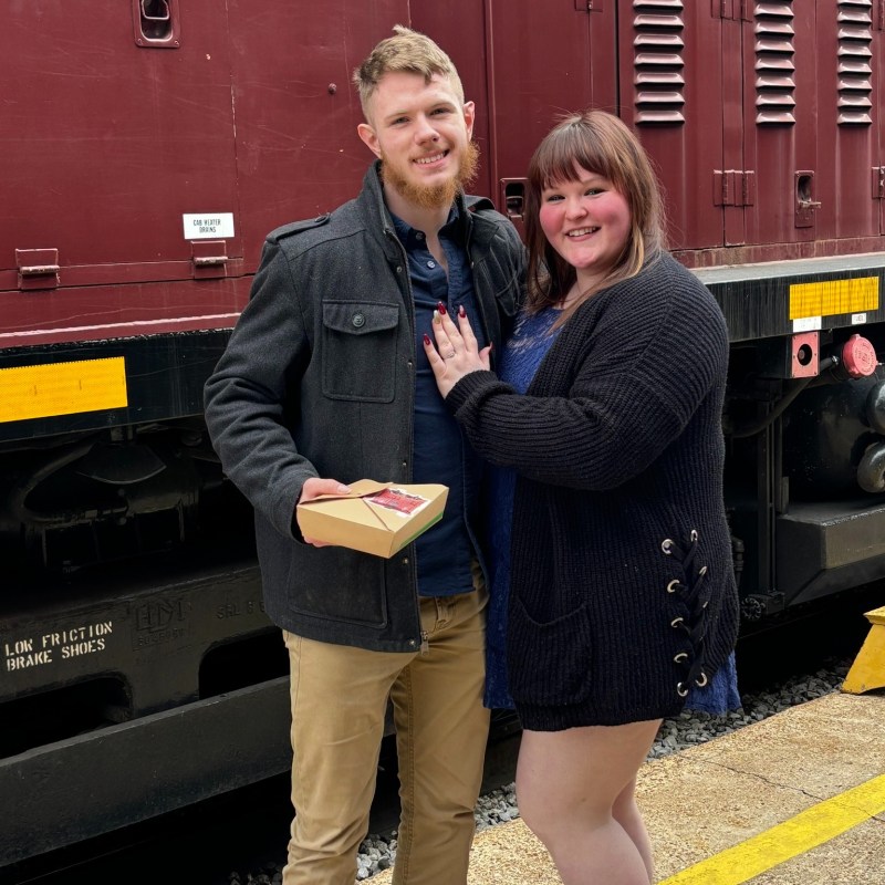 A Journey to Forever: Getting Engaged on a Vintage Train