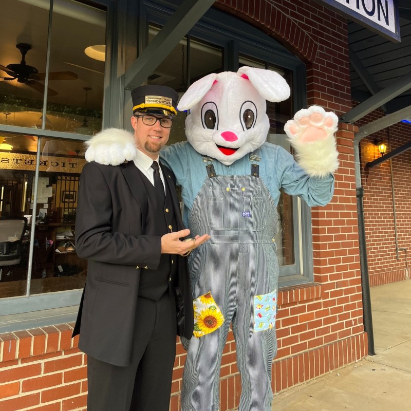 Easter Fun with Conductor Cottontail