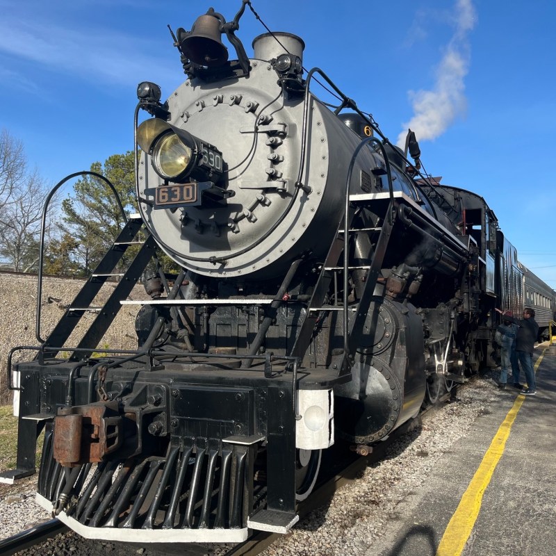 Steam Engine 630 Fires Up for the Weekend