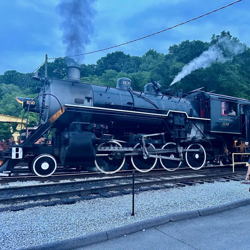 Final Evening Ride Behind Steam Engine 630