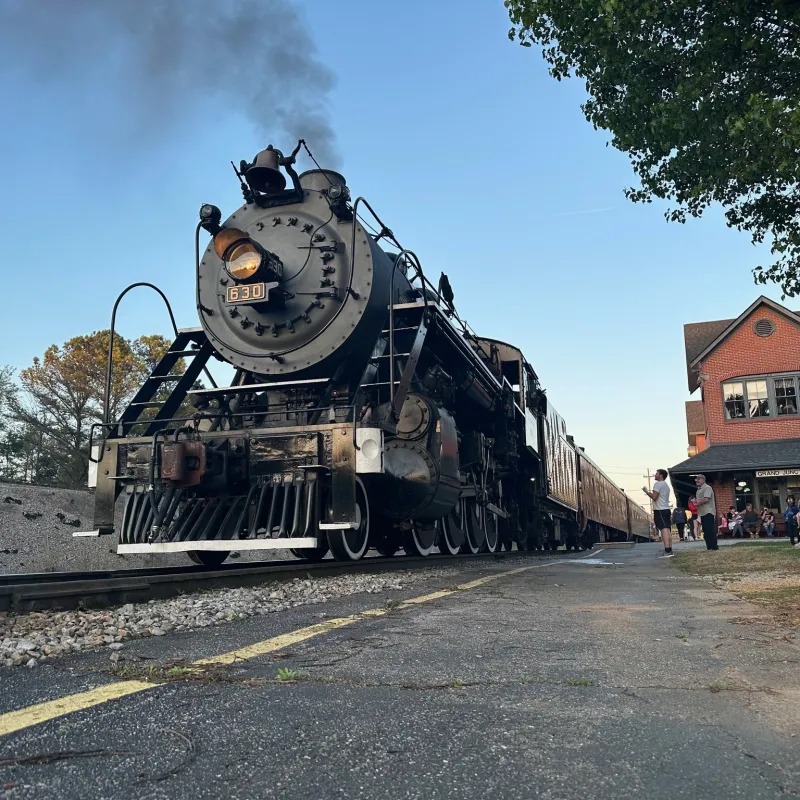 The Last Steam-Powered Evening Train This Season